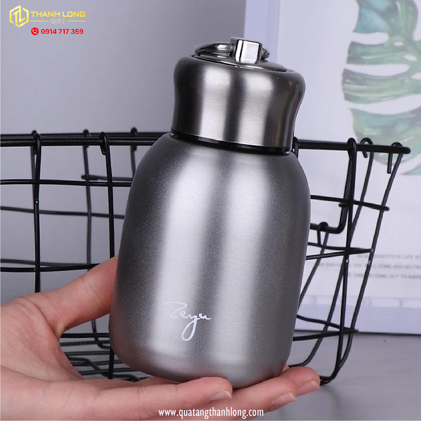 Bình giữ nhiệt in logo 300ml