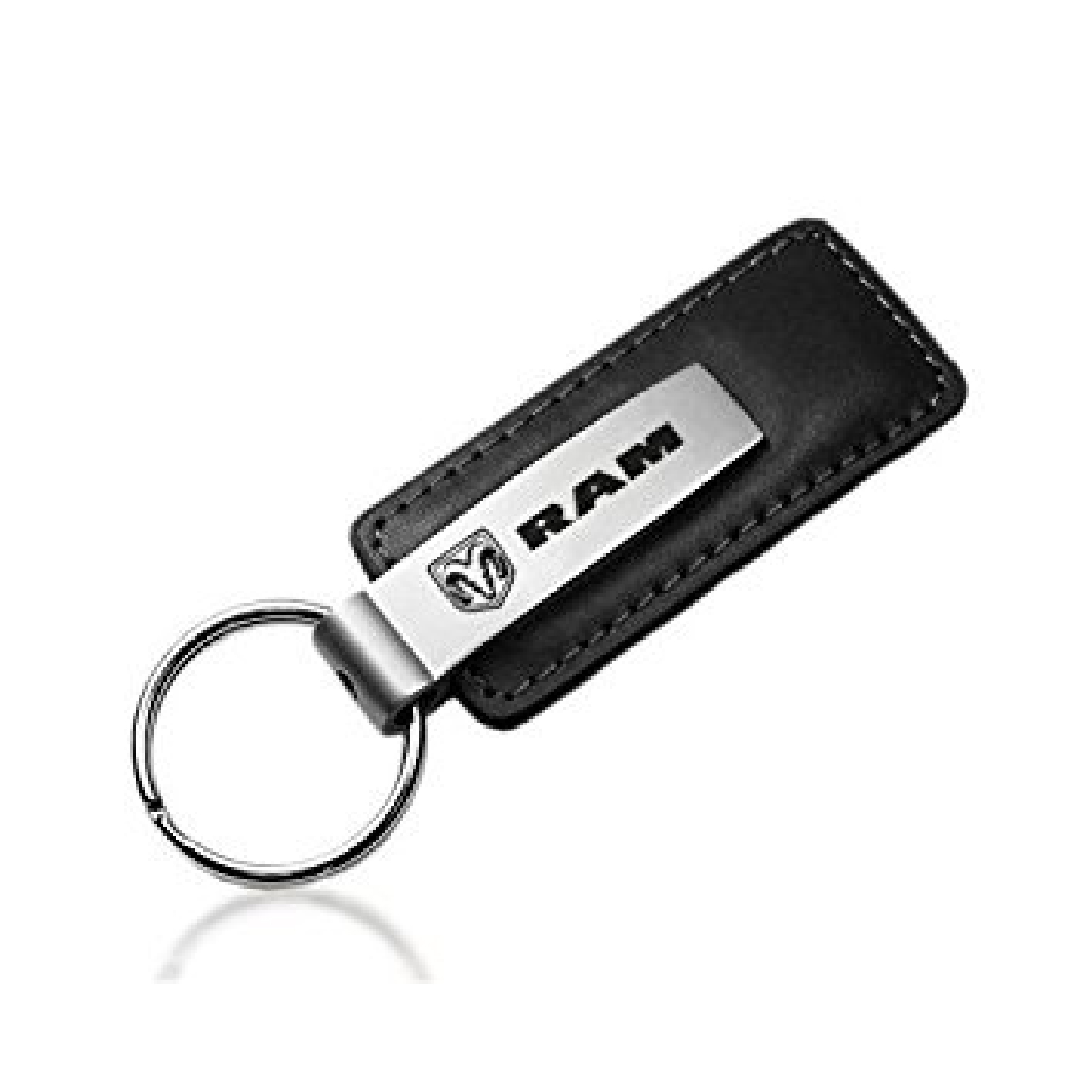 Móc Khóa kim loại gắn da