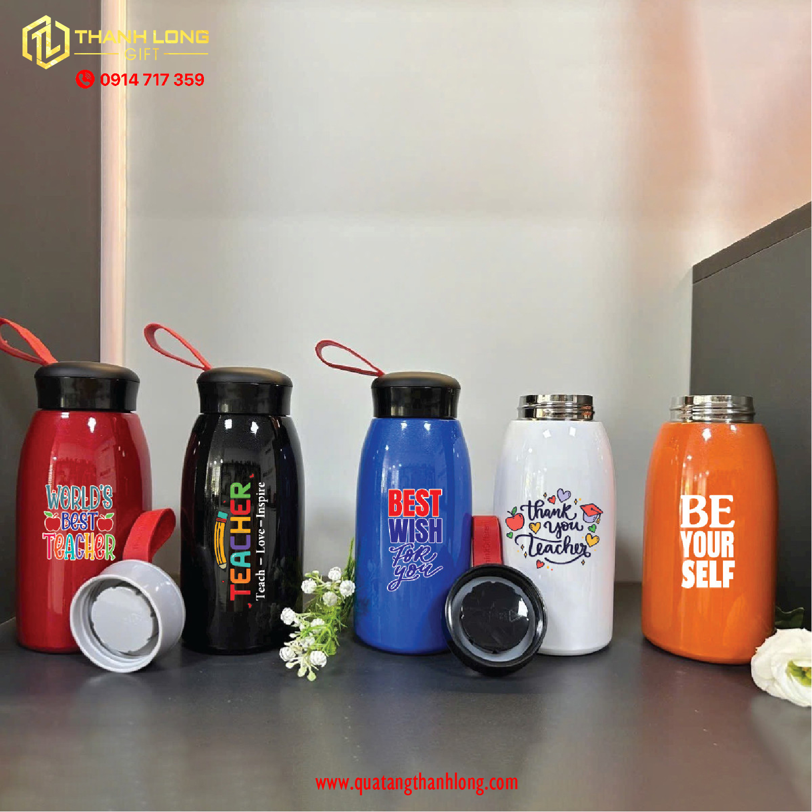 Bình giữ nhiệt in logo 520ml