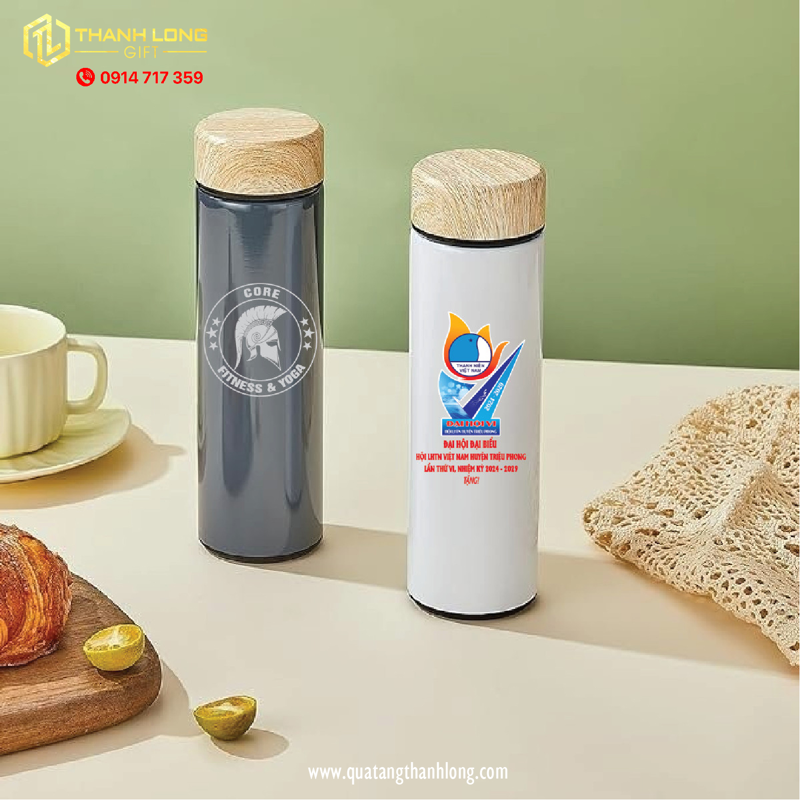 Bình nhiệt in logo