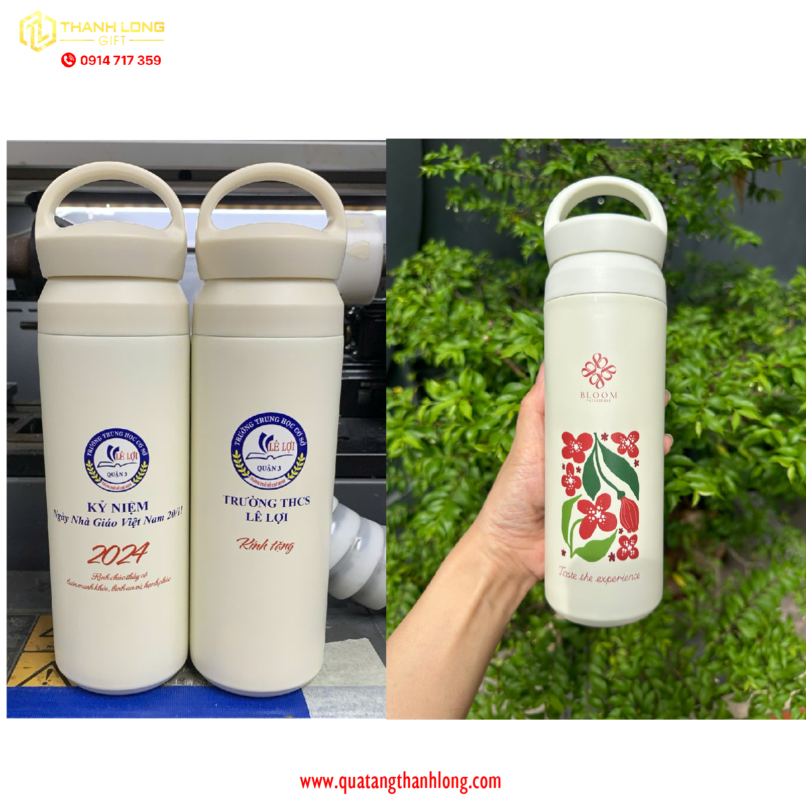 Bình nhiệt in logo