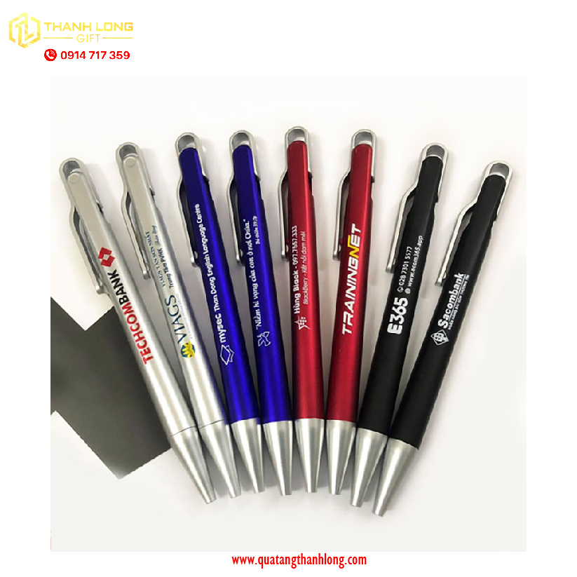 Bút bi nhựa in logo BPH04