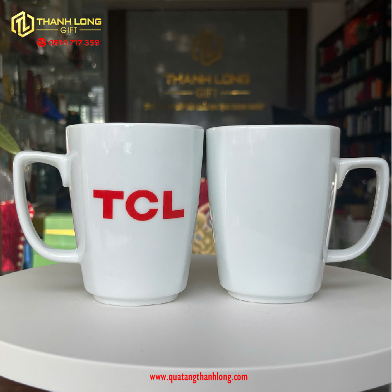 ly sứ cao cấp quà tặng đại hội - in logo theo yêu cầu