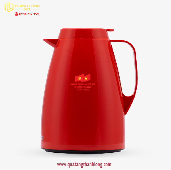 Phích pha trà in logo đại hội
