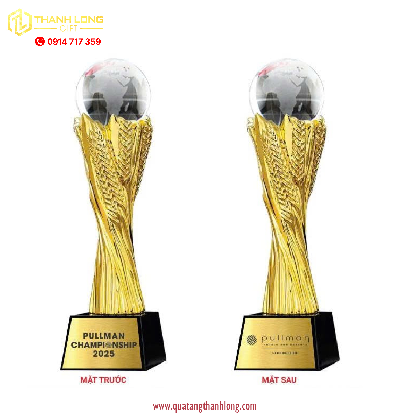 Cúp Champion mạ vàng