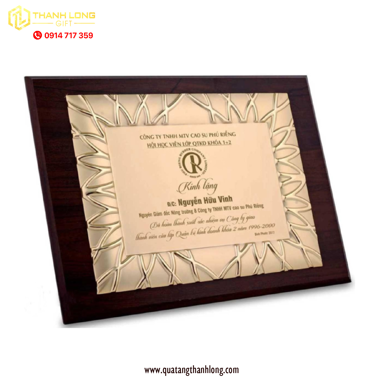 Bảng vinh danh cao cấp