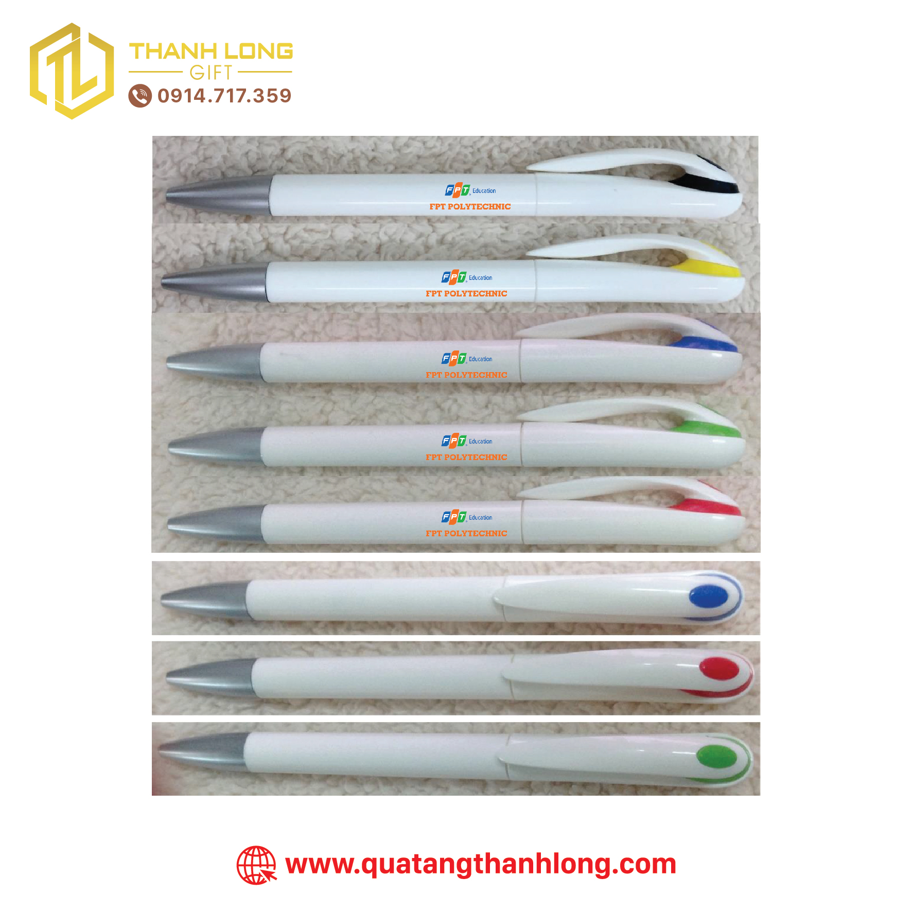 Bút bi in logo AP-201