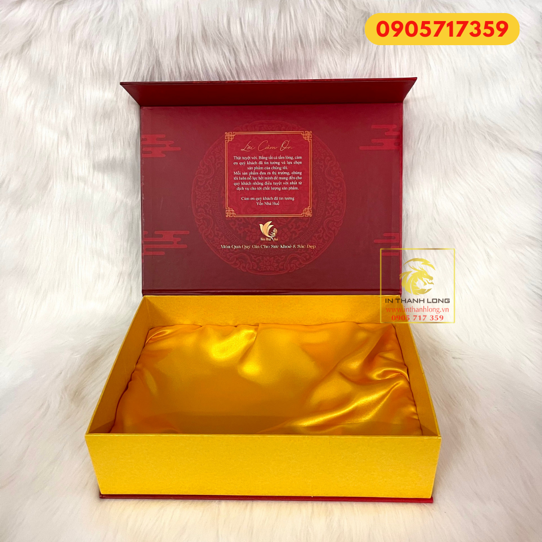 Hộp Yến Sào Nắp Lật Nam Châm Yến Nhà Huế