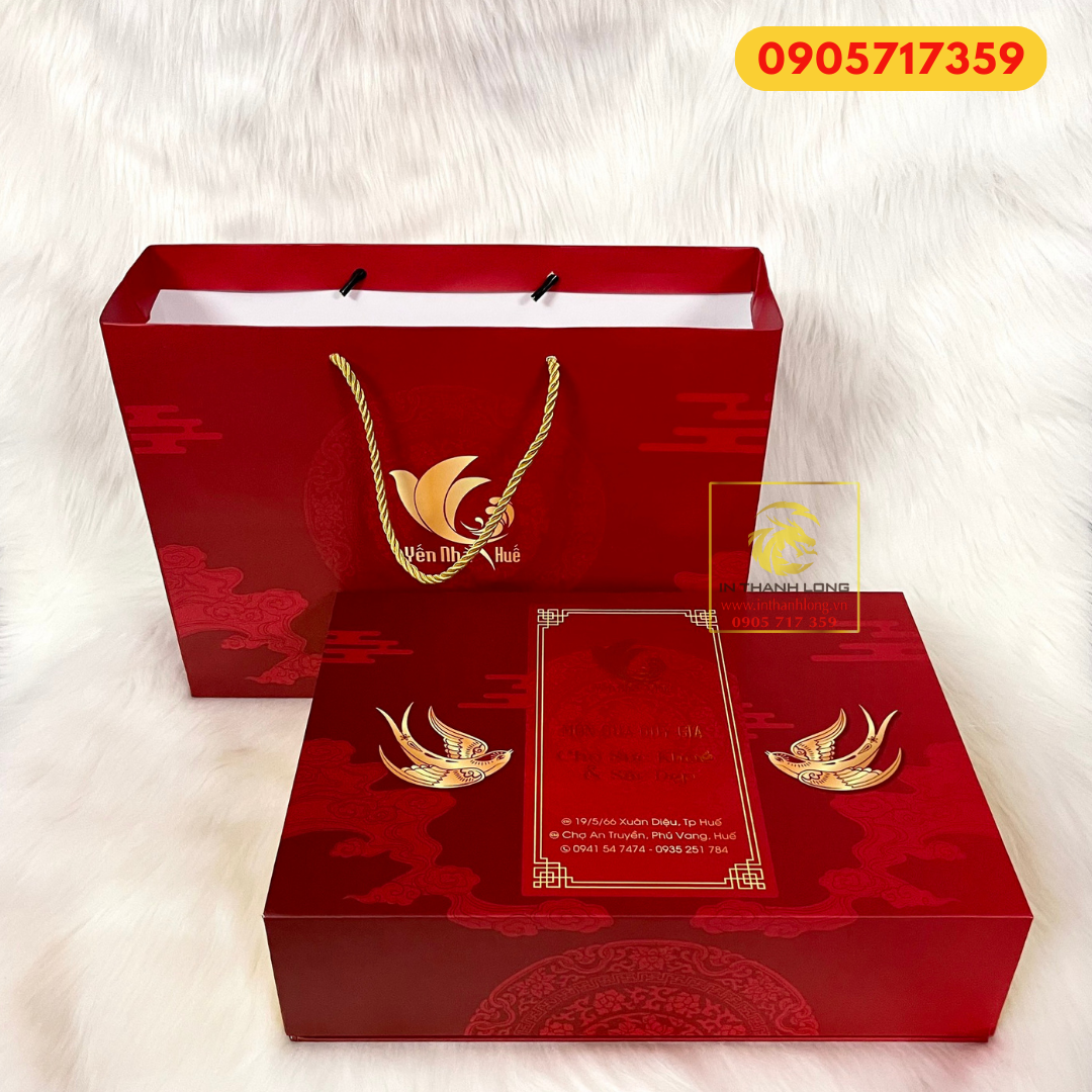 Hộp Yến Sào Nắp Lật Nam Châm Yến Nhà Huế