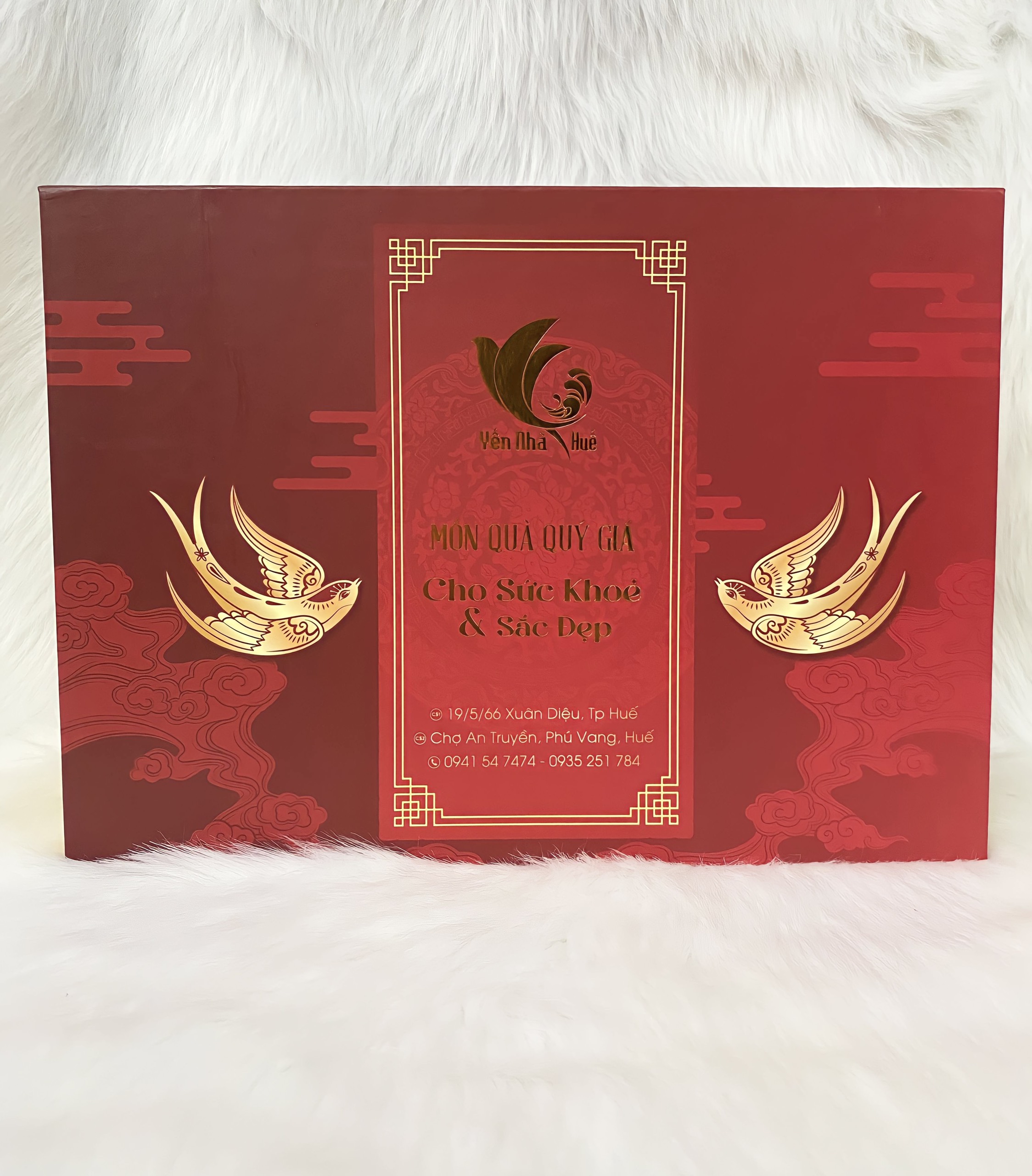 Hộp Yến Sào Nắp Lật Nam Châm Yến Nhà Huế