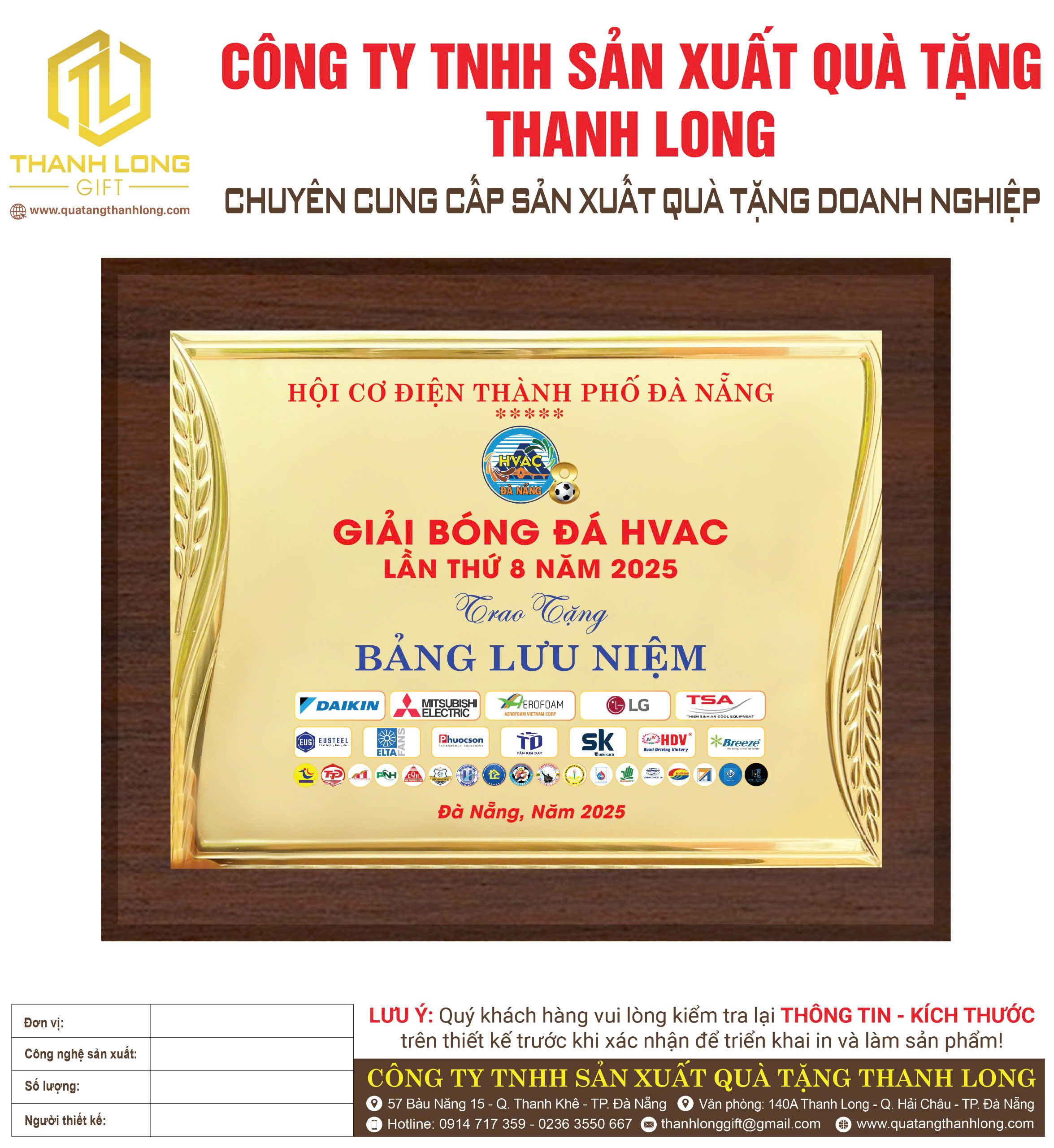 Bảng vinh danh vàng