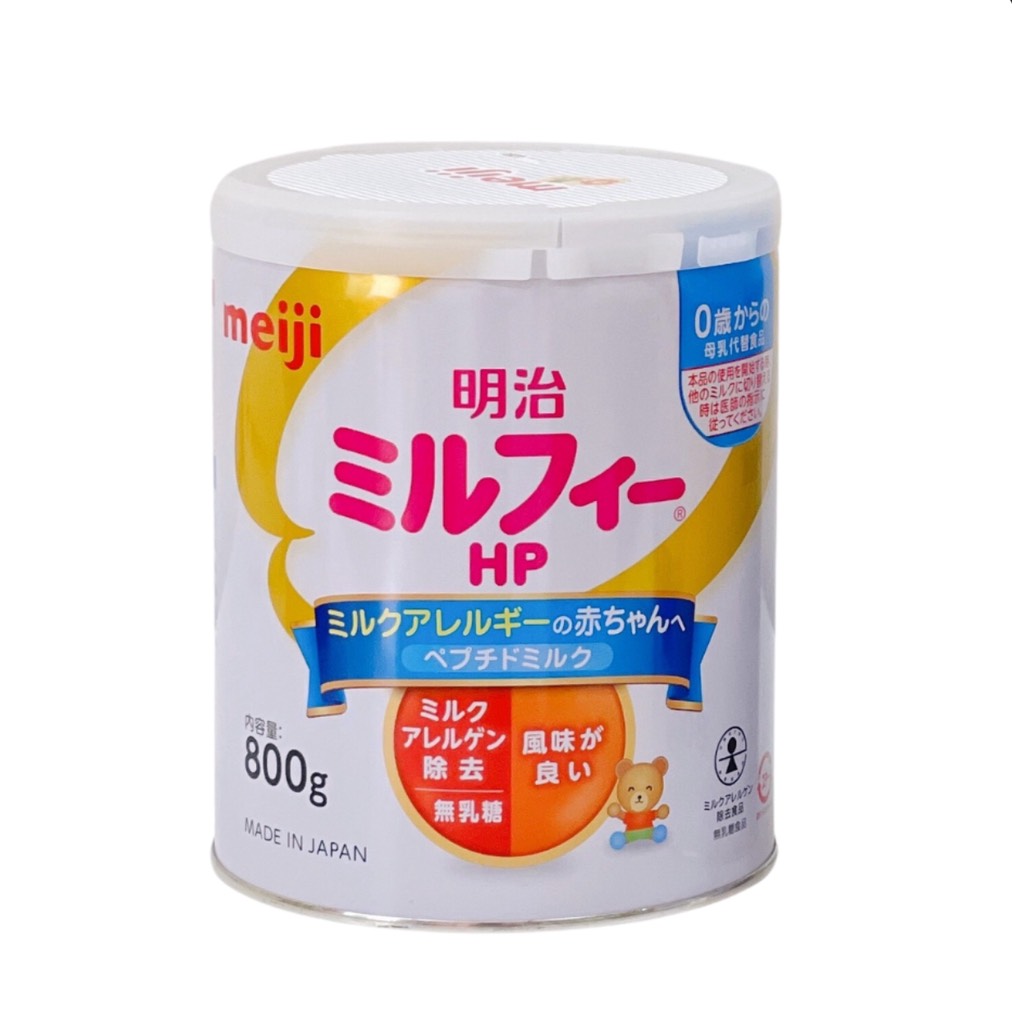 Sữa Meiji HP Nội Địa Nhật Cho Trẻ Dị Ứng Đạm Bò hộp 800g