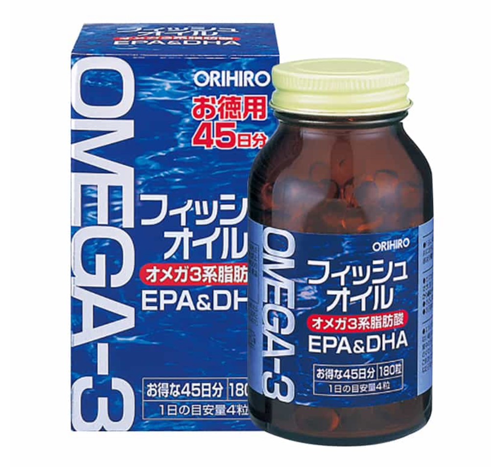 ORIHIRO - Viên uống OMEGA 180v (thung 48)