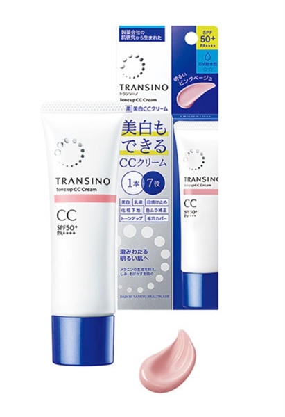 TRANSINO - CC kem nền (tone hồng)