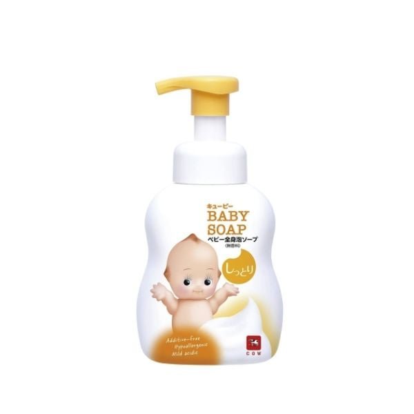 COW - Sữa tắm tạo bọt baby 400ml (vàng)