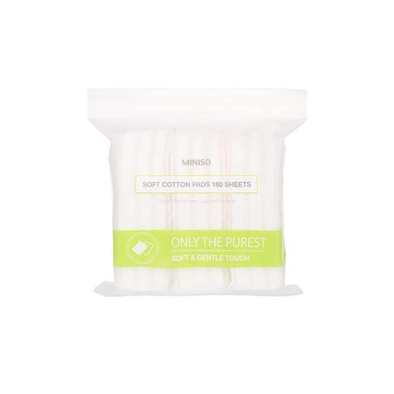 MINISO - BÔNG TẨY TRANG TRÒN 180 MIẾNG ( combo 3)