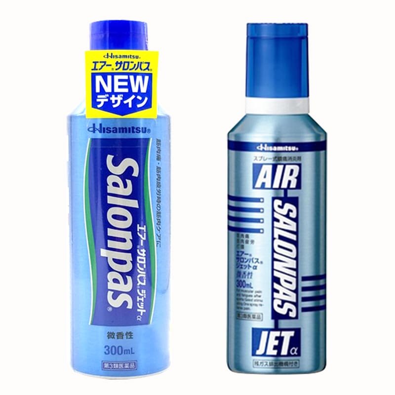 Hỗ trợ xương khớp Xịt Giảm Đau Khớp Air Salonpas Jet Hisamitsu 300ml Của Nhật