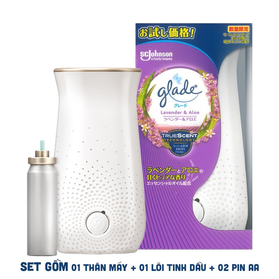 GLADE - máy xịt thơm tự động hương lavender