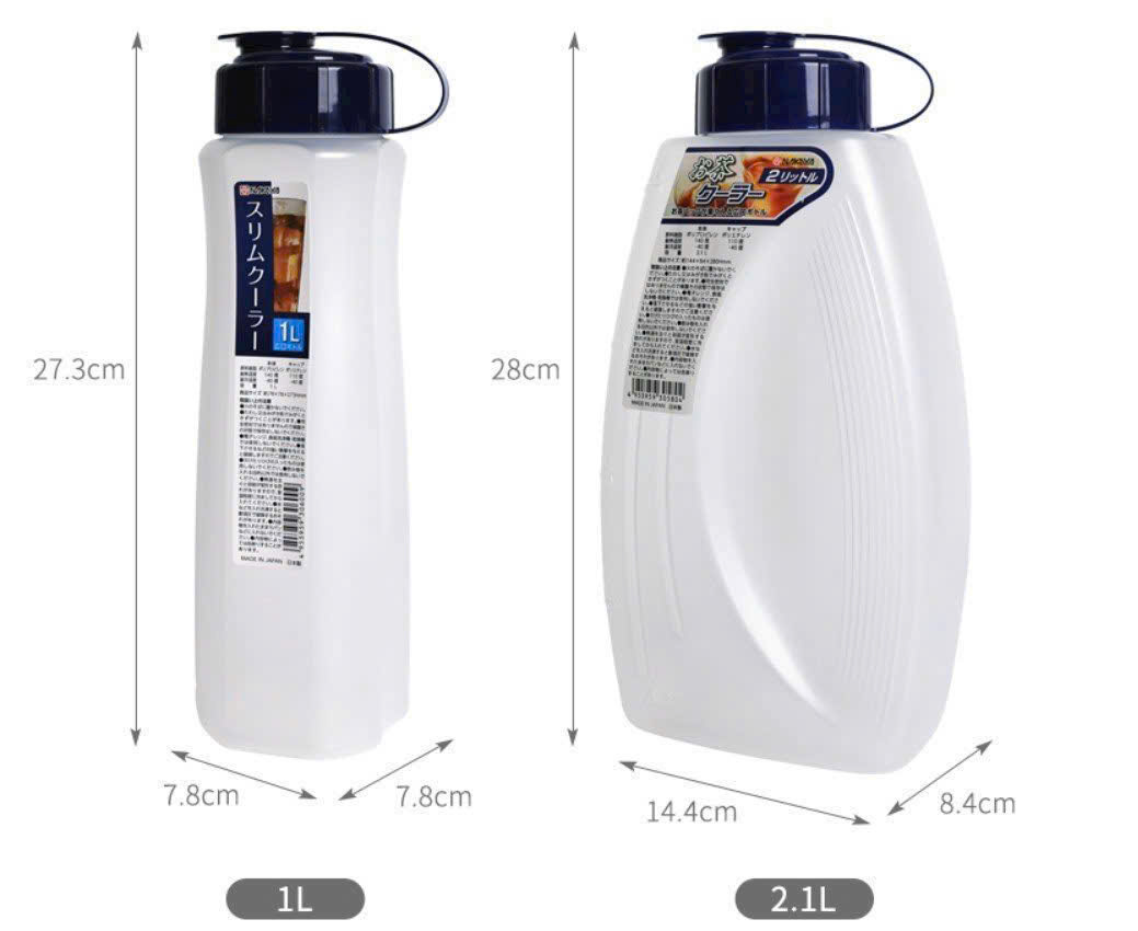 Bình Nước Nhựa Nhật Bản – Loại 1L