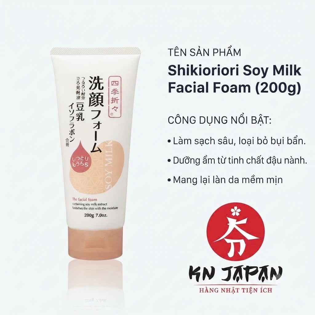 KUMANO - Sữa rửa mặt đậu nành SOY MILK 200ml