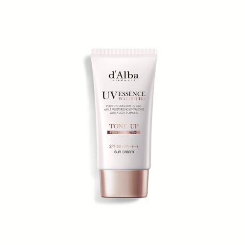 D’ALBA - Kem chống nắng tone up - PINK (hồng) (