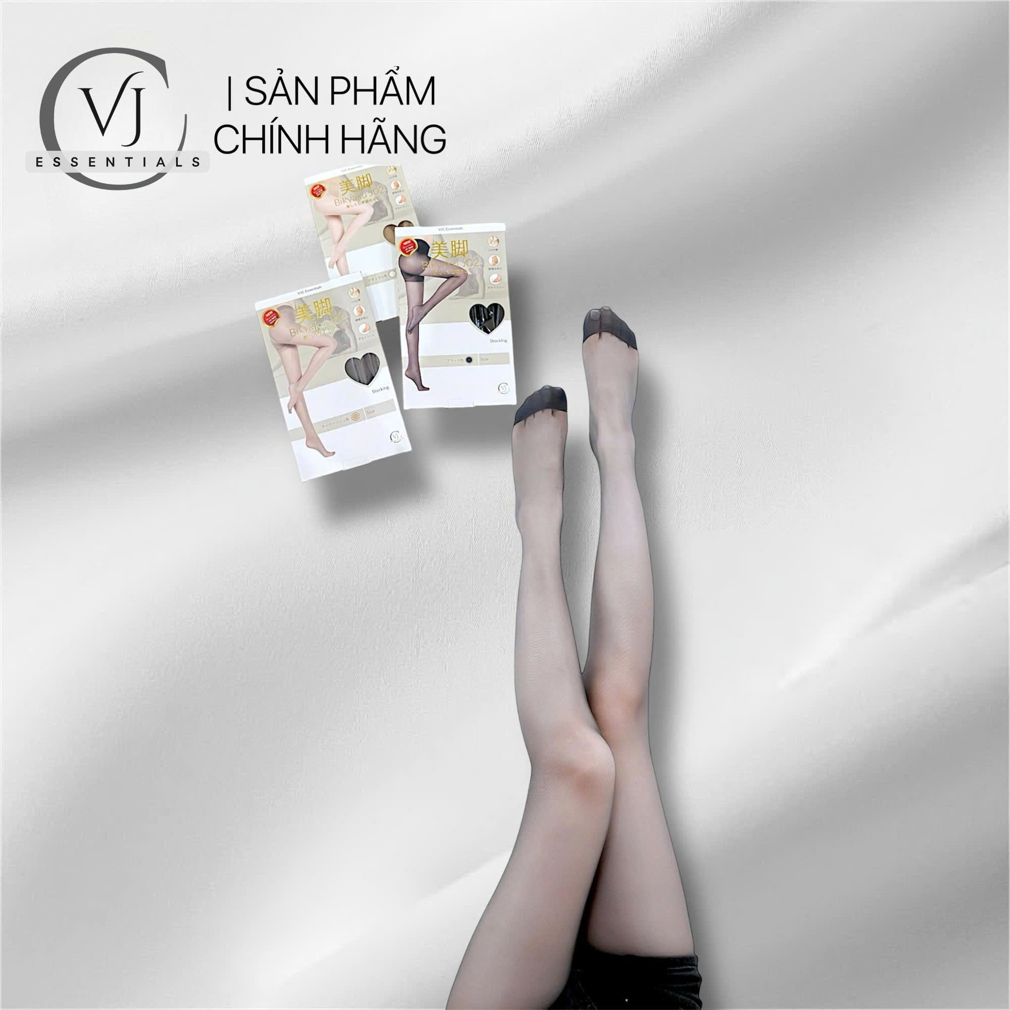 VJC - Tất quần (màu ghi)