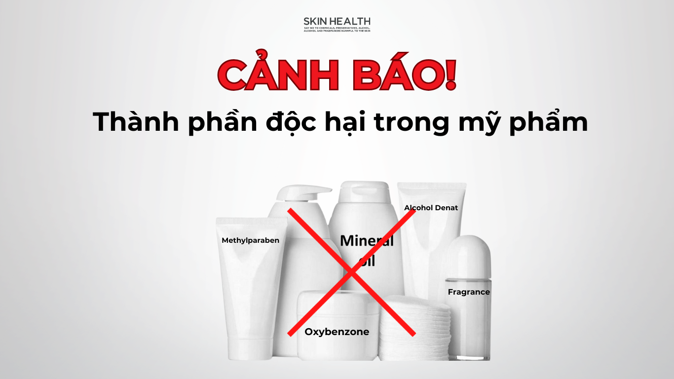 Thành phần nào nên tránh trong mỹ phẩm?