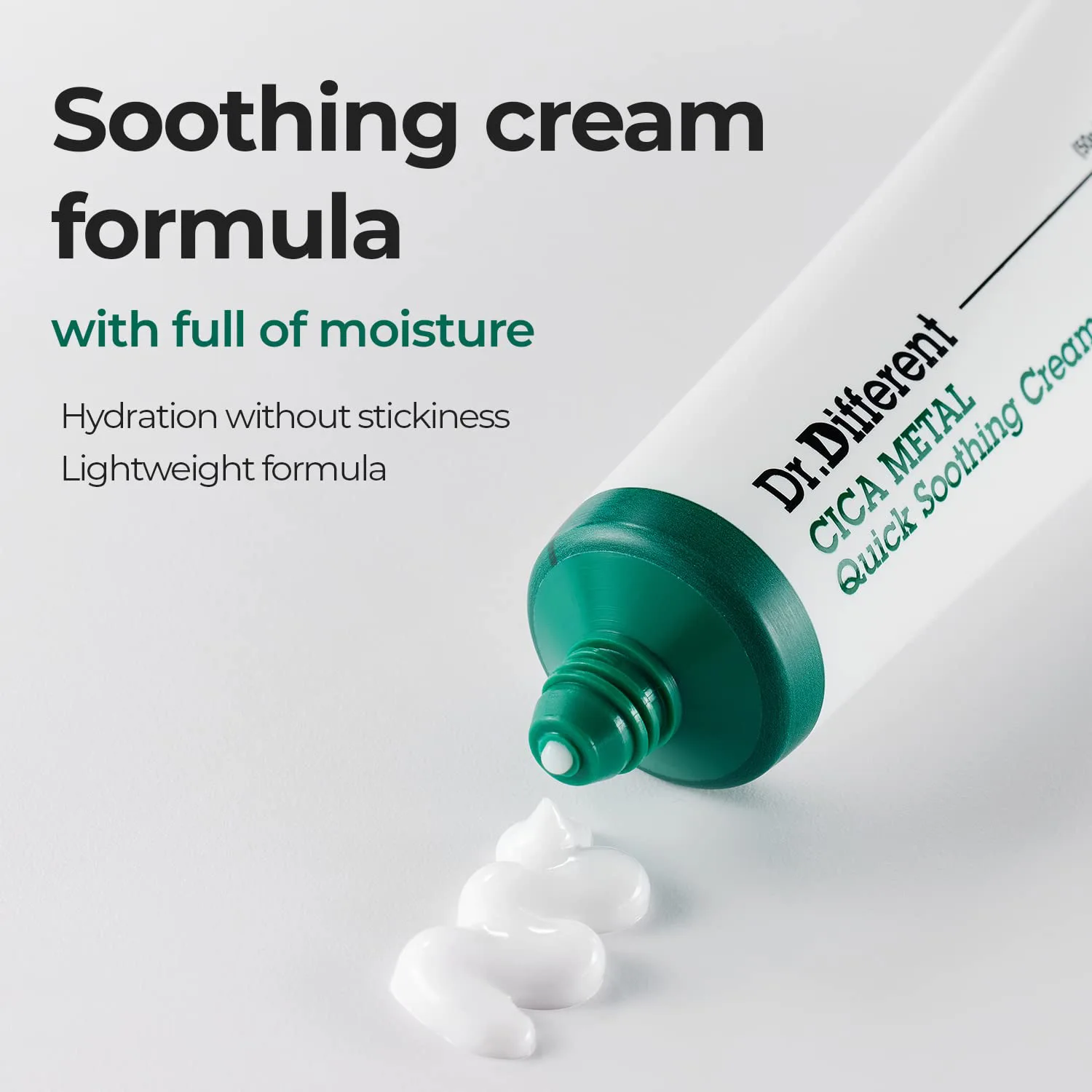DR.DIFFERENT CICA METAL CREAM/ KEM DƯỠNG DÀNH CHO DA BỊ MỤN- KÍCH ỨNG- TỔN THƯƠNG SAU ĐIỀU TRỊ
