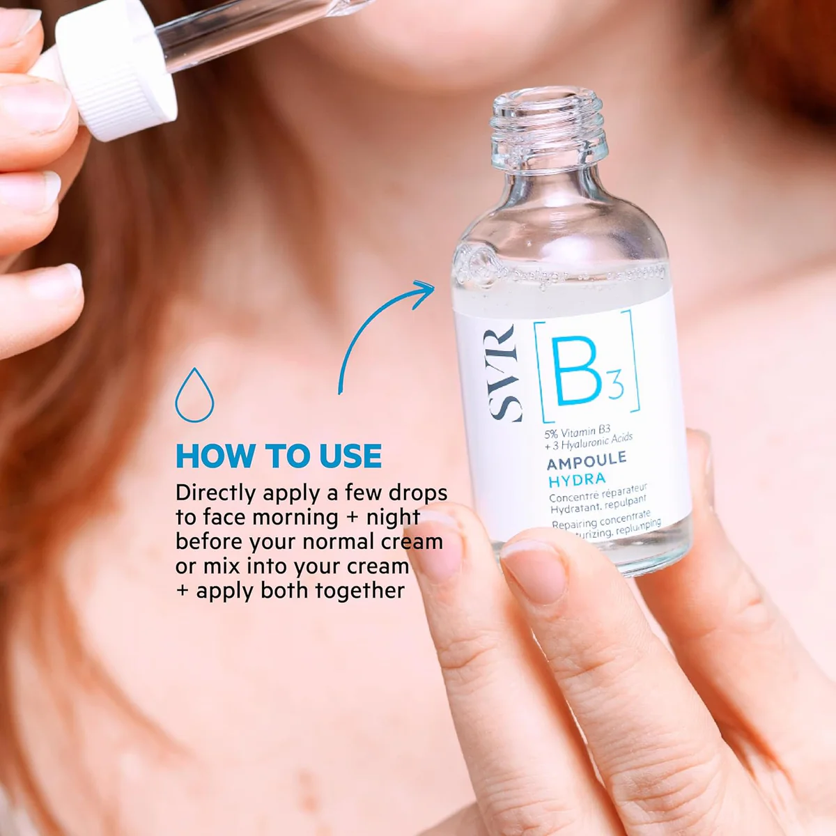 SVR B3 AMPOULE HYDRA/ TINH CHẤT PHỤC HỒI- DƯỠNG ẨM- SÁNG DA