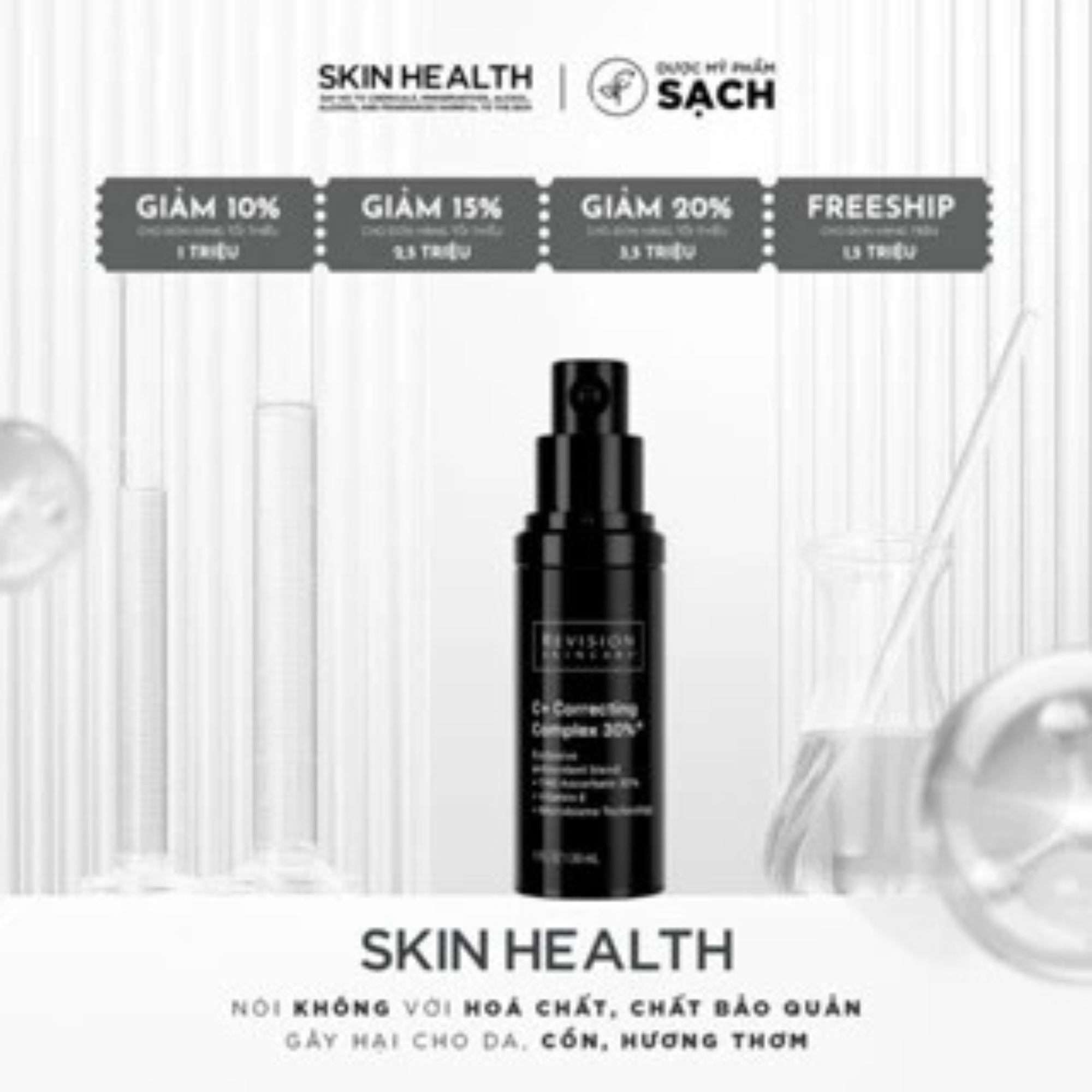 REVISION SKINCARE C+ Correcting Complex 30%- SERUM LÀM SÁNG, GIẢM NÁM, TRẺ HOÁ DA