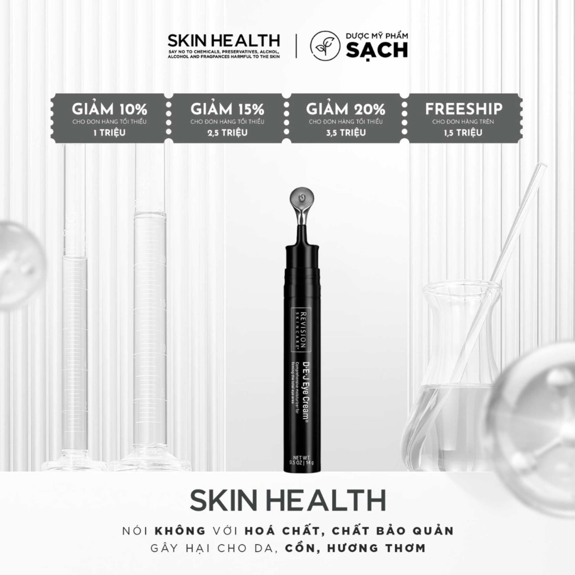 REVISION SKINCARE D·E·J Eye Cream- KEM DƯỠNG TRẺ HOÁ DA VÙNG MẮT