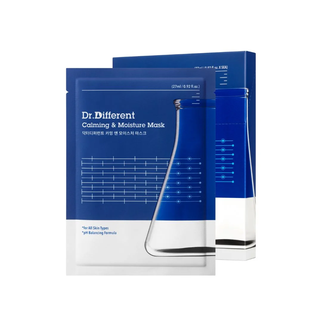 DR.DIFFERENT CALMING AND MOISTURE MASK/ MẶT NẠ PHỤC HỒI VÀ DƯỠNG ẨM DA