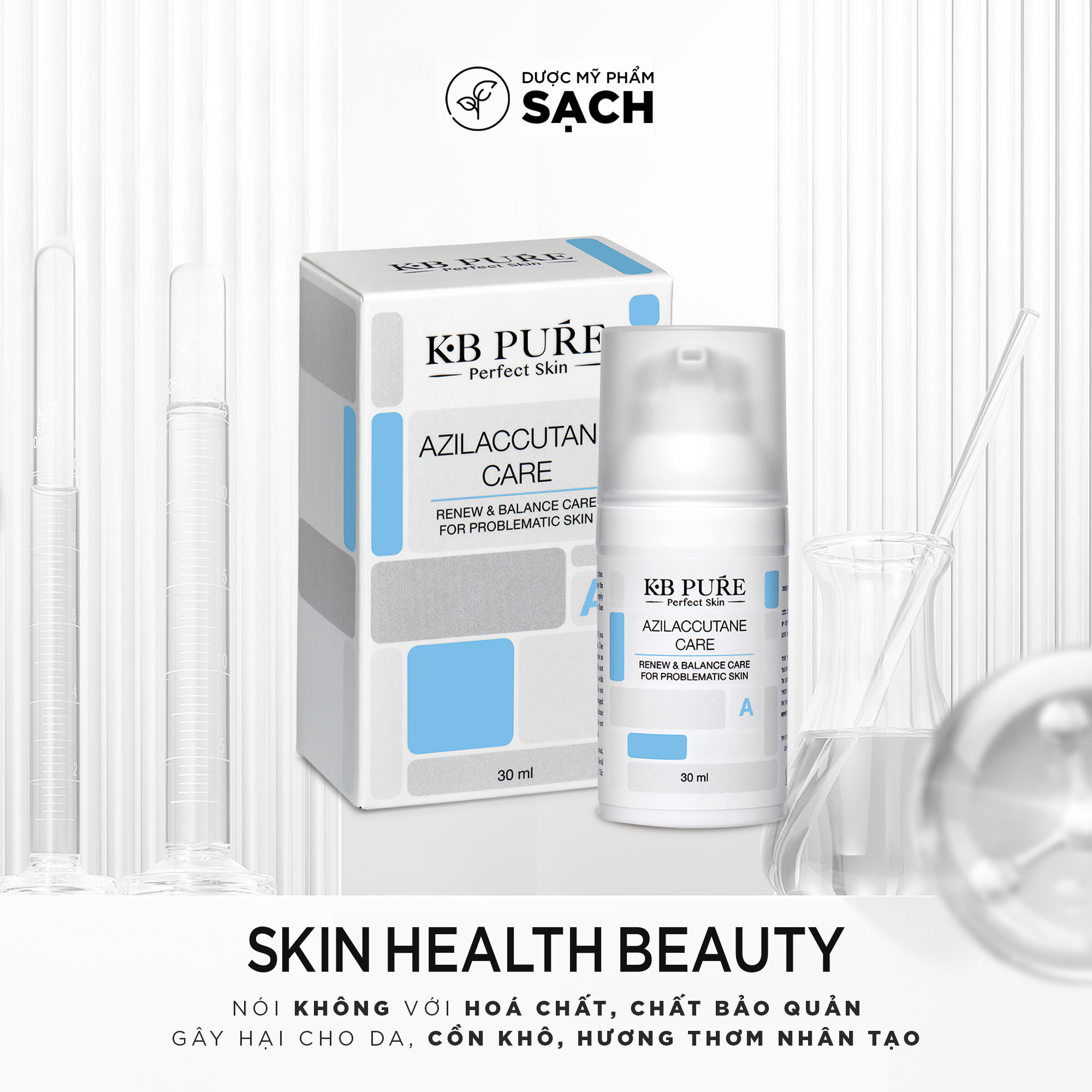 KP PURE AZILACCUTANE CREAM: Giải Pháp Đặc Trị Mụn & Tái Tạo Da Chuyên Sâu
