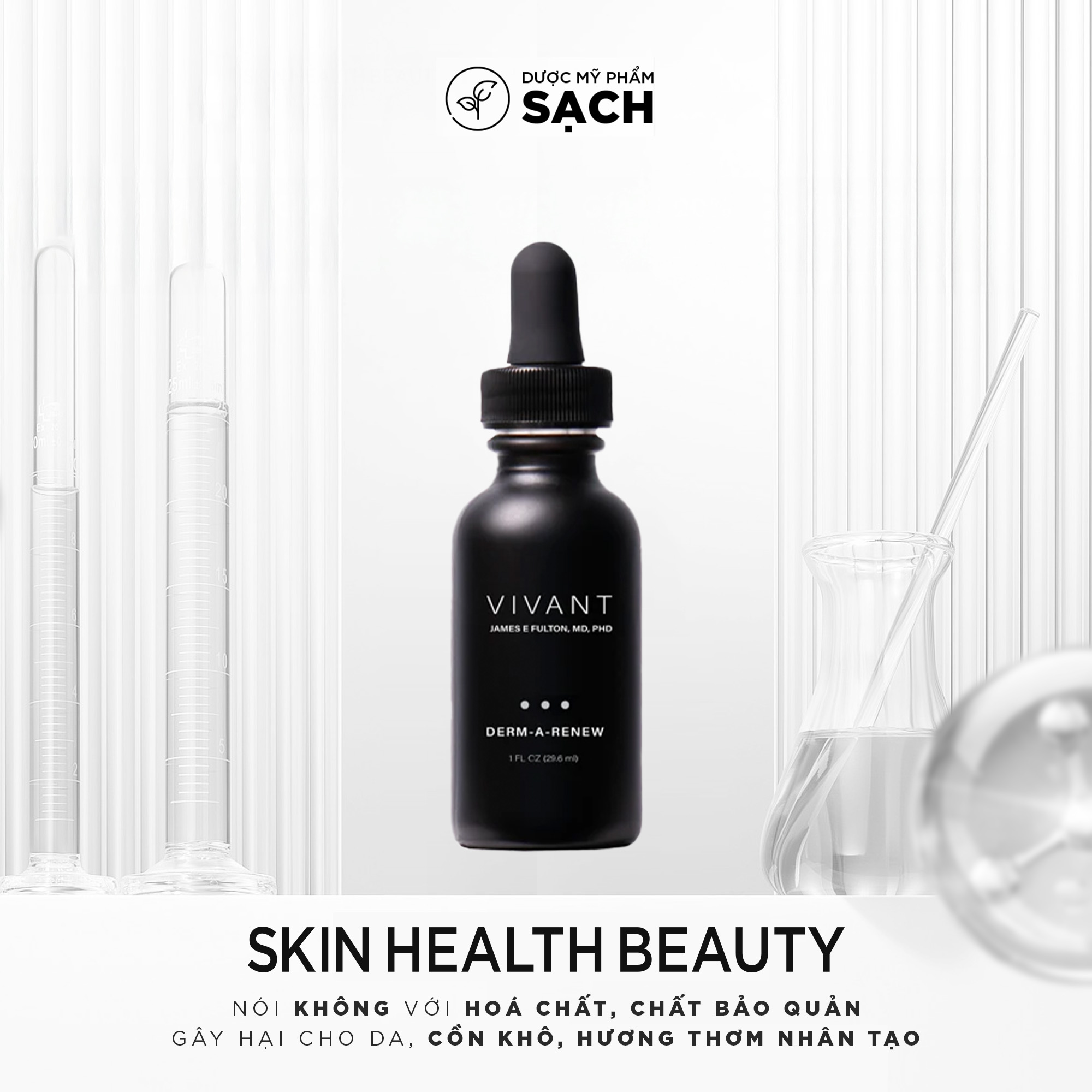 Vivant Derm-A-Renew: Tinh Chất Tái Tạo & Phục Hồi Da Nhạy Cảm