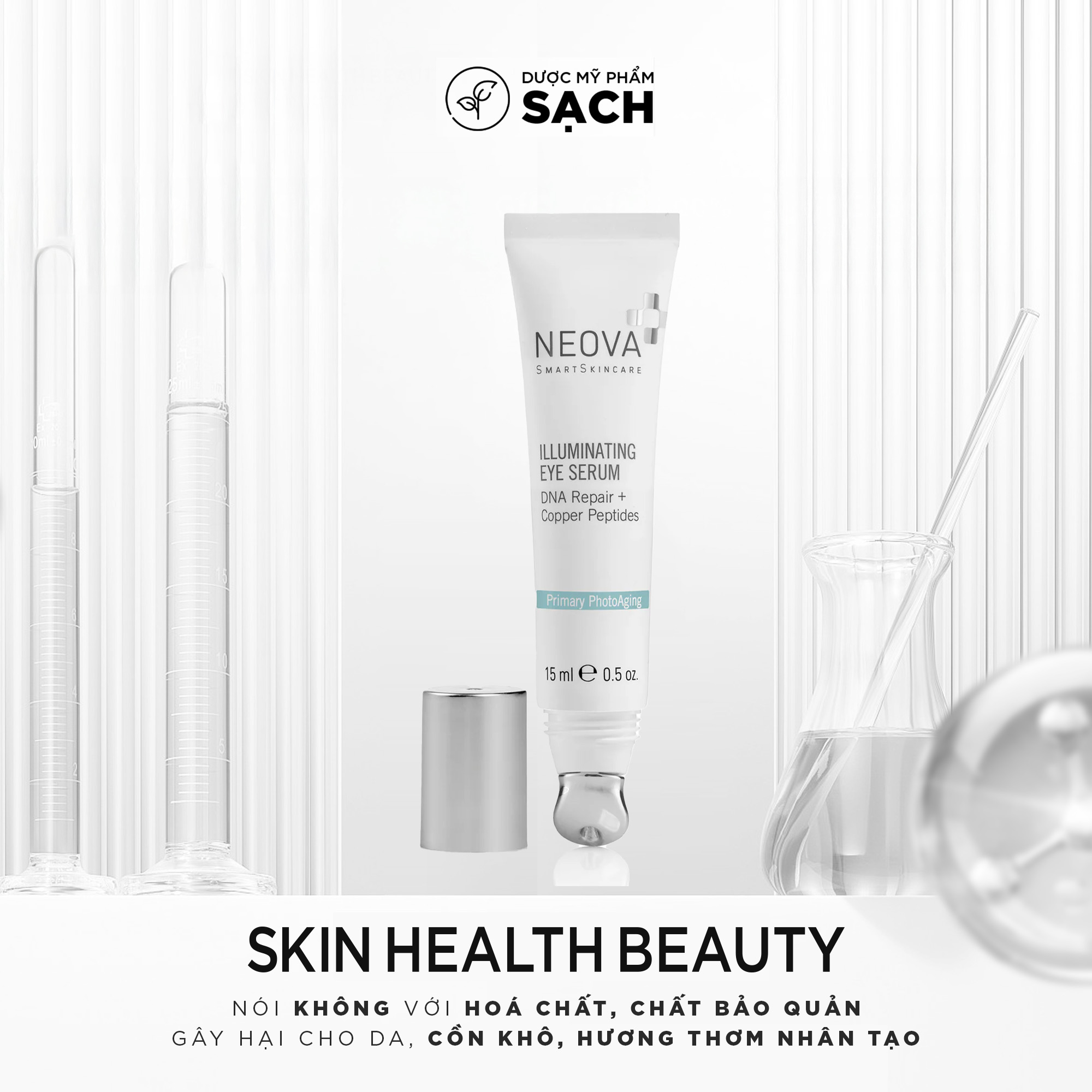 Neova Illuminating Eye Serum: Tinh Chất Chống Lão Hóa Và Phục Hồi Vùng Da Quanh Mắt