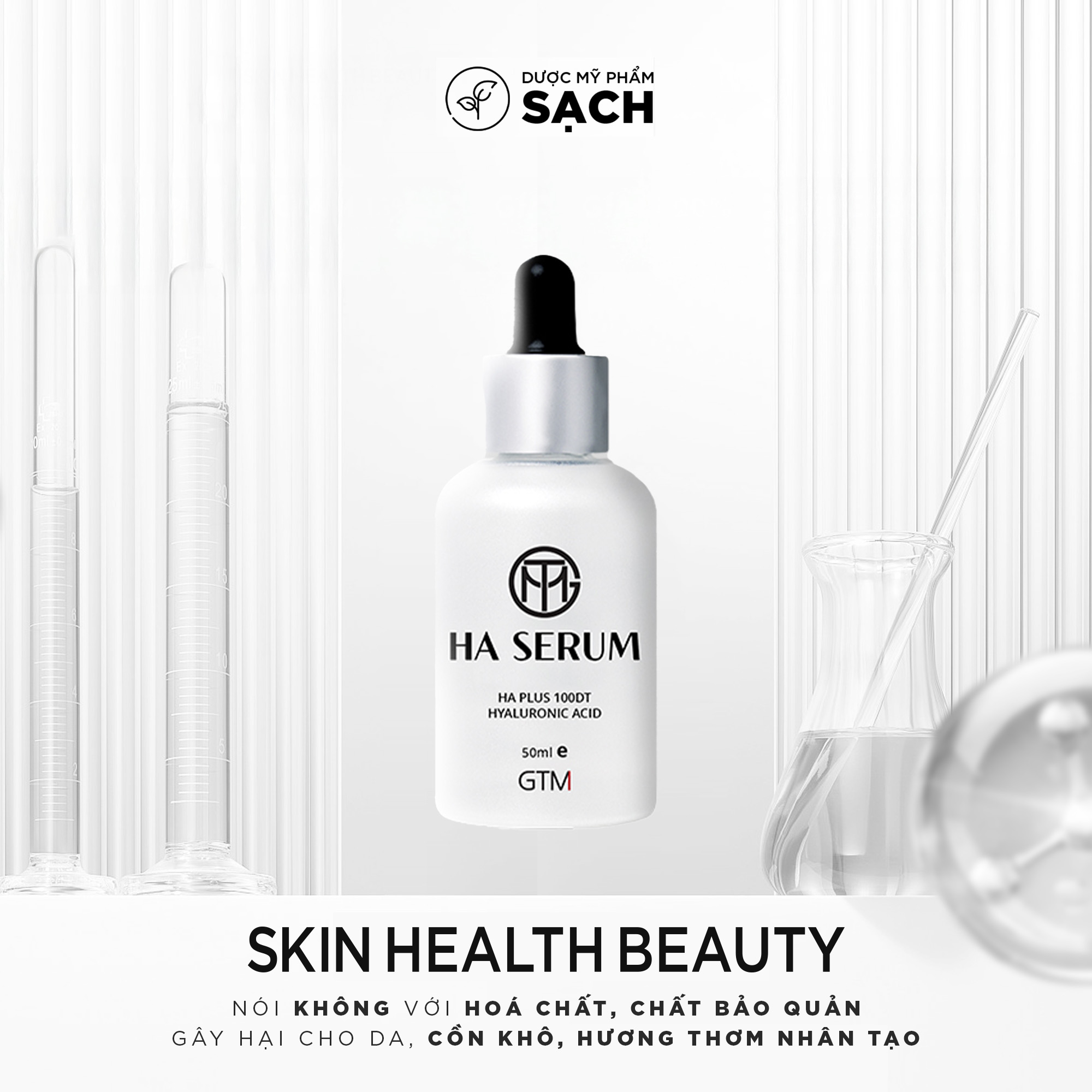 GTM HA SERUM: Khóa Ẩm Đa Tầng, Kiến Tạo Làn Da Căng Mọng, Rạng Rỡ