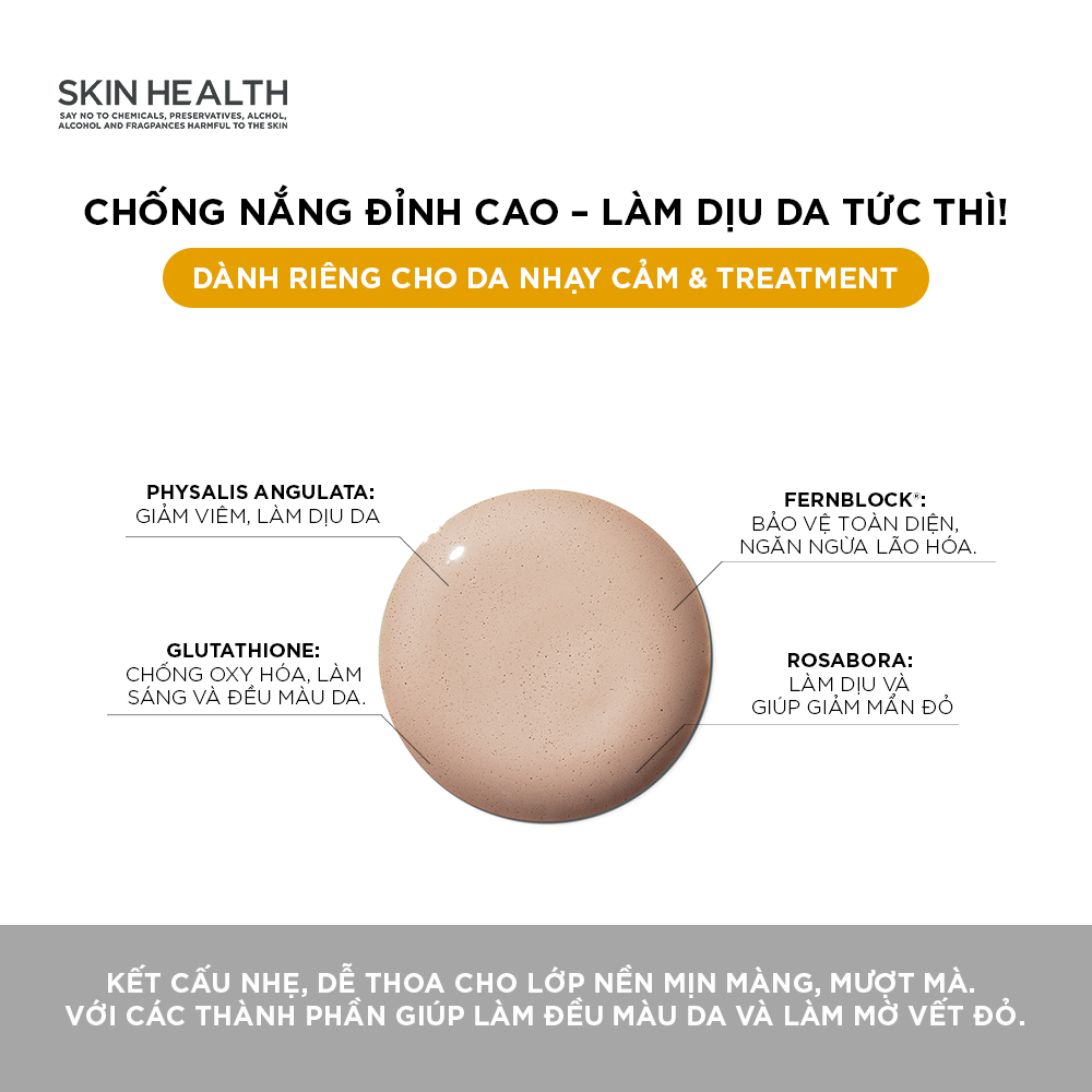 HELIOCARE A-R EMULSION SPF50+: Kem Chống Nắng Lý Tưởng Cho Da Nhạy Cảm, Dễ Bị Mẩn Đỏ