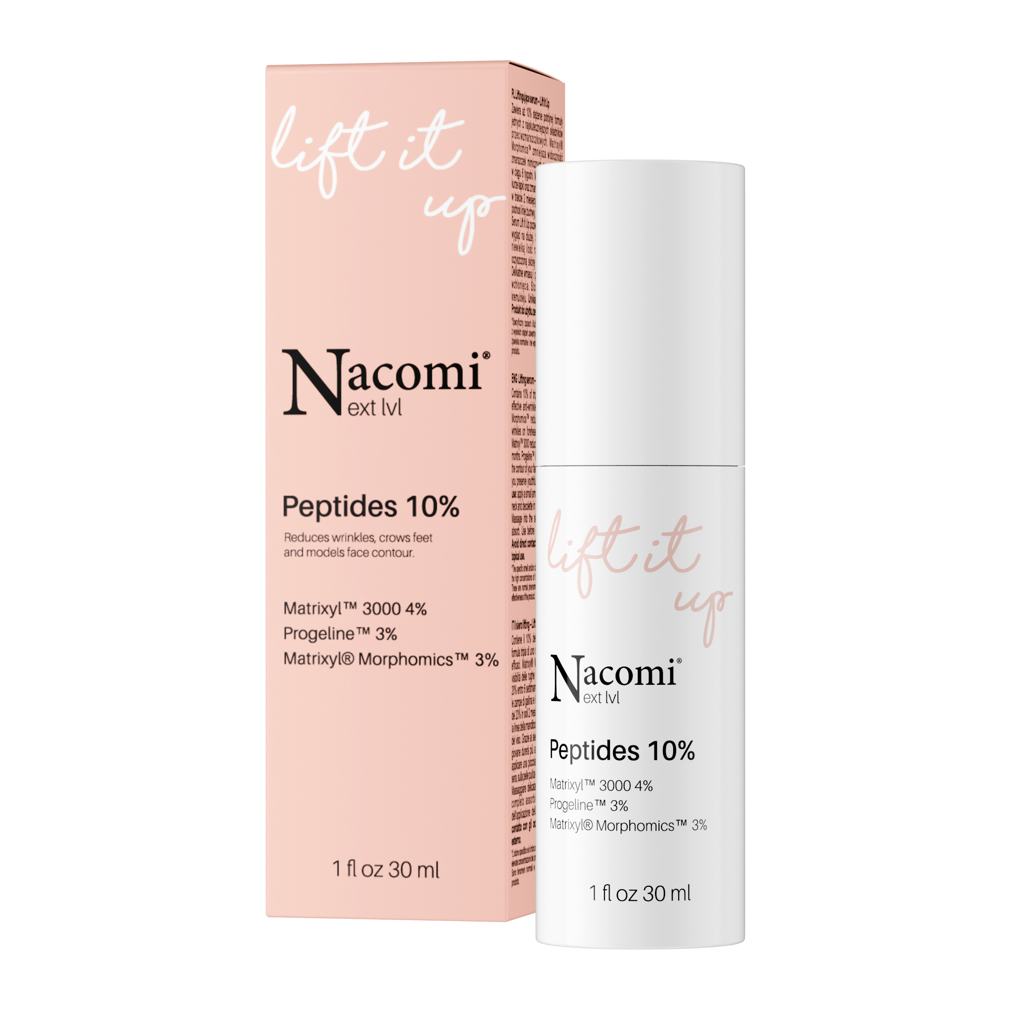NACOMI PEPTIDES 10%/ HUYẾT THANH DƯỠNG ẨM- TRẺ HOÁ LÀN DA