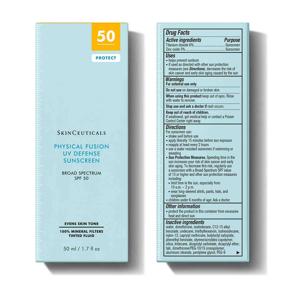 PHYSICAL FUSION UV DEFENSE SPF 50/ KEM CHỐNG NẮNG VẬT LÝ CÓ MÀU DÀNH CHO MỌI LÀN DA