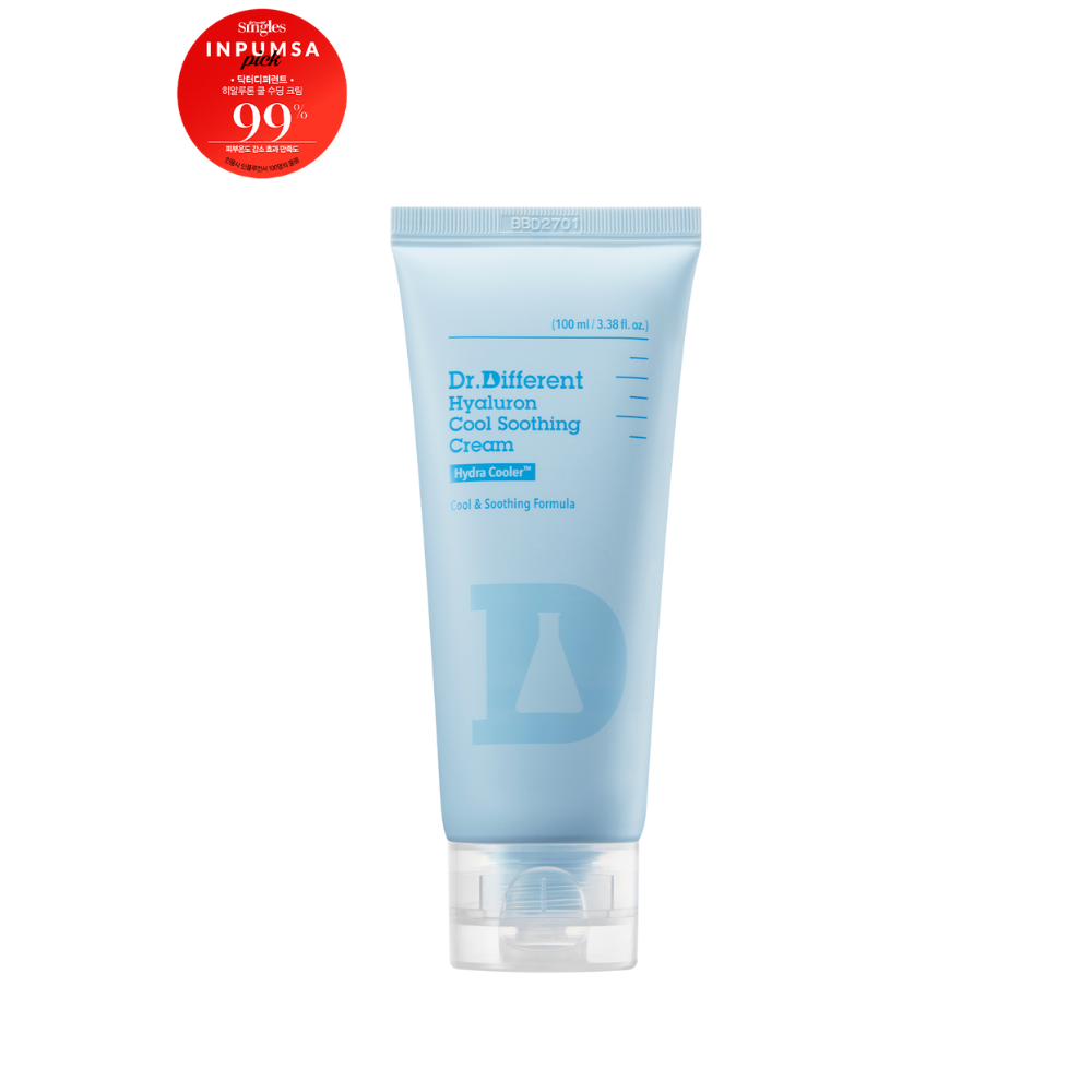 DR.DIFFERENT HYALURON COOL SOOTHING CREAM/ KEM DƯỠNG PHỤC HỒI VÀ LÀM DỊU DA TỨC THÌ