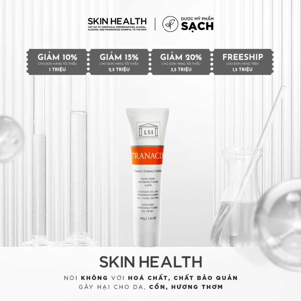 TRANACIX CREAM/ KEM DƯỠNG LÀM SÁNG- ĐỀU MÀU DA- MỜ THÂM NÁM