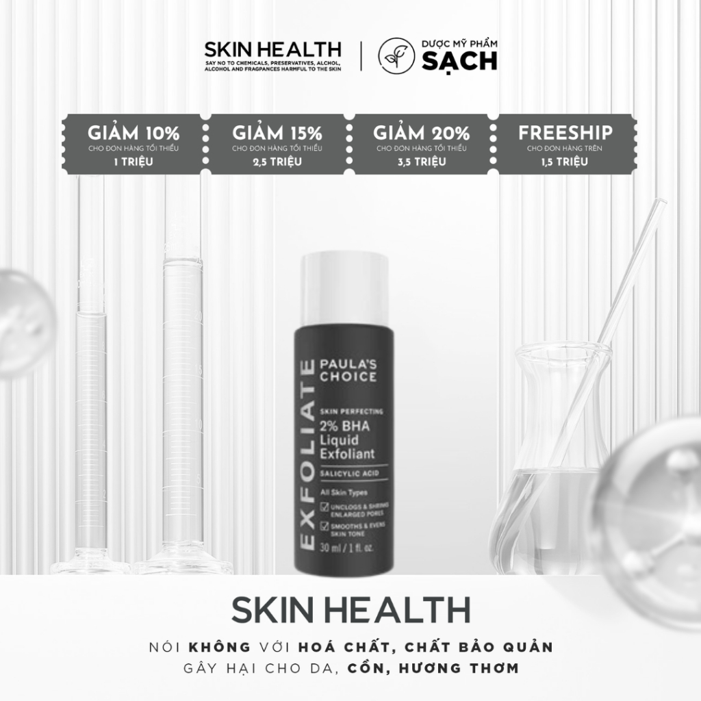 2% BHA Liquid Exfoliant/ TẨY TẾ BÀO CHẾT DÀNH CHO DA DẦU- HỖN HỢP