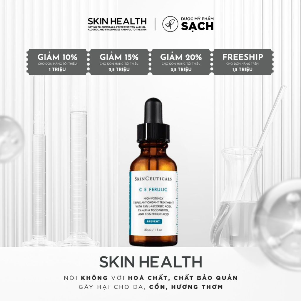 SKINCEUTICALS C E FERULIC/ TINH CHẤT CHỐNG OXY HÓA SKINCEUTICALS C E FERULIC - TRẺ HOÁ - LÀM SÁNG DA