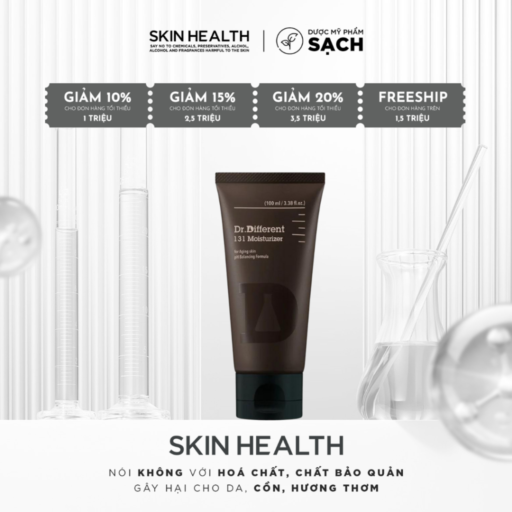 DR.DIFFERENT 131 MOISTURIZER/ KEM DƯỠNG ẨM - PHỤC HỒI- TRẺ HOÁ DA