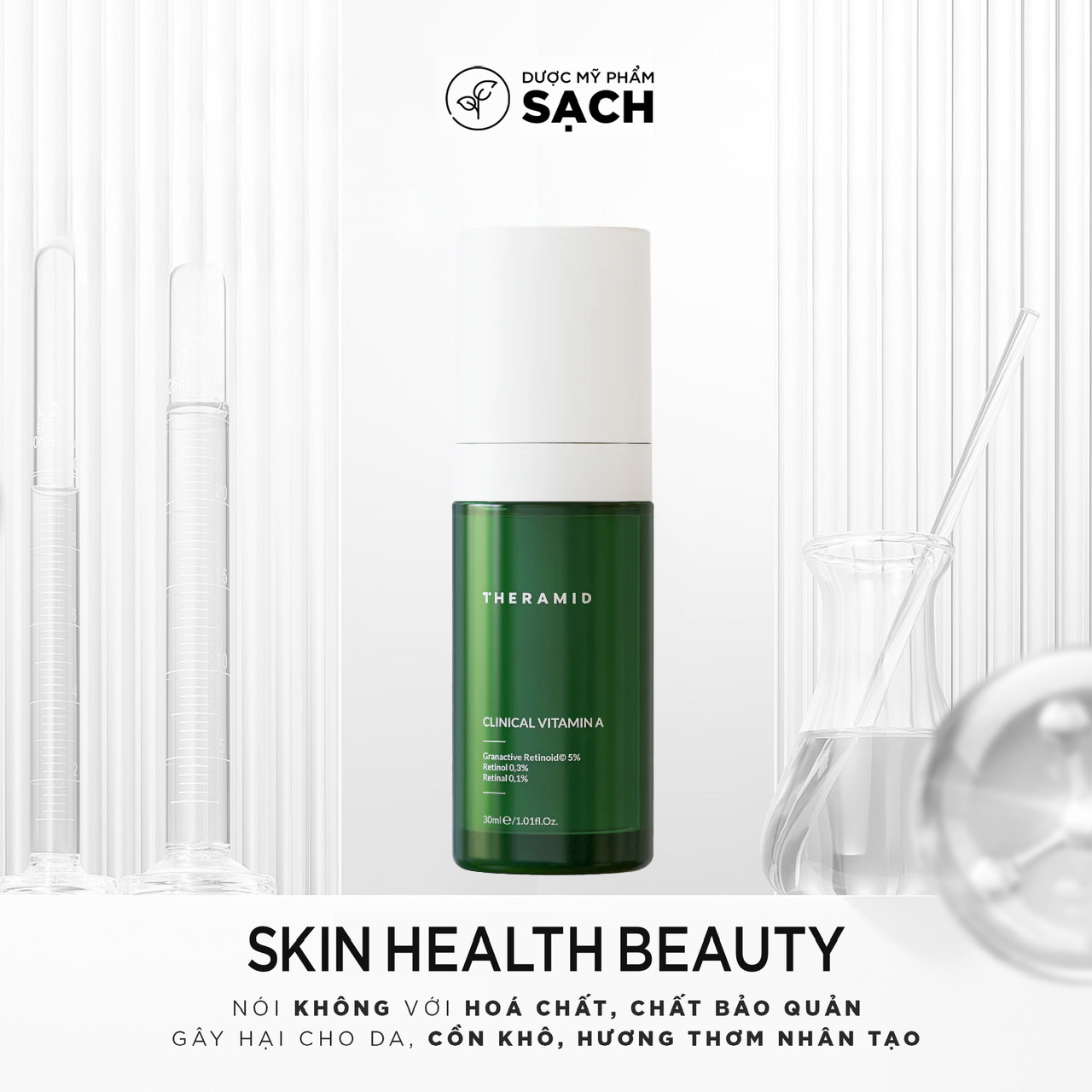THERAMID CLINICAL VITAMIN A - Tinh Chất Vitamin A Nồng Độ Tăng Cường: Chìa Khóa Vàng Cho Làn Da Trẻ Hóa Toàn Diện
