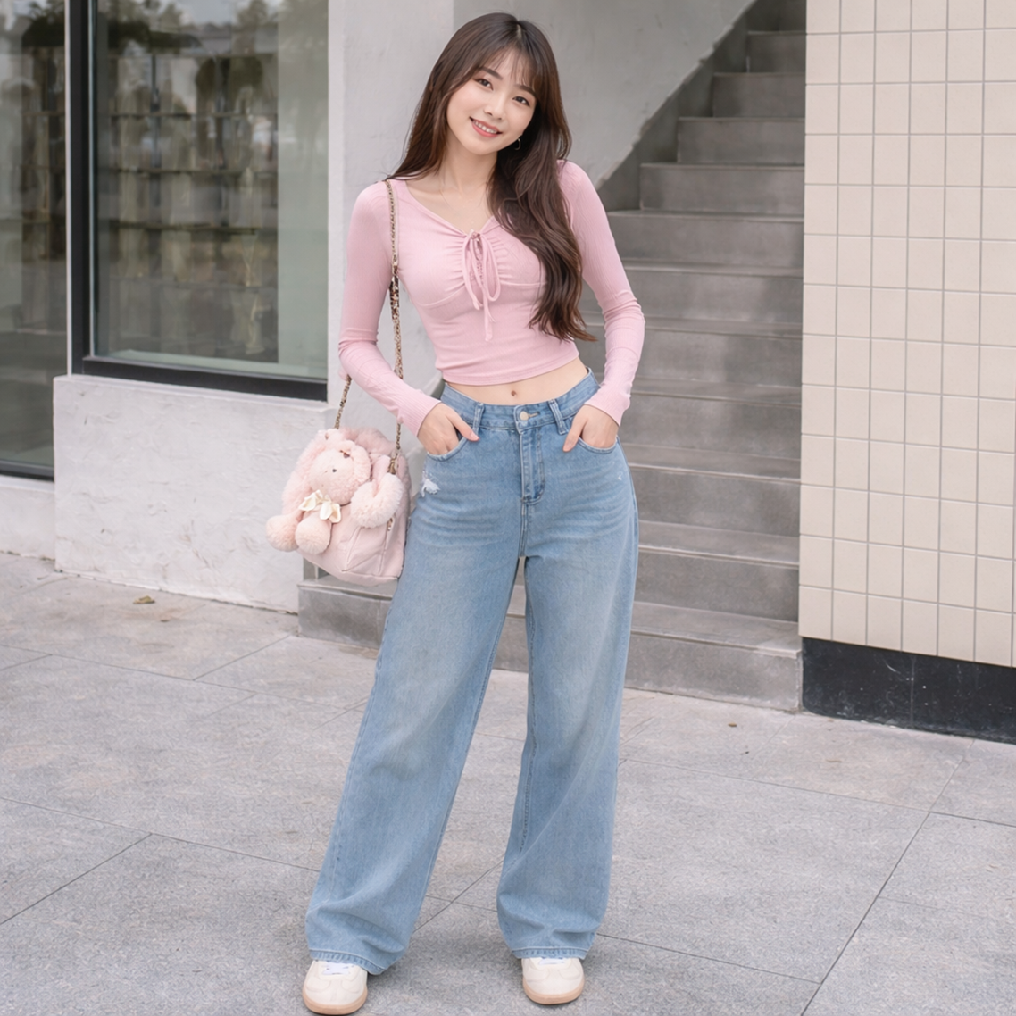 SUÔNG X.NHẠT RÁCH TÚI 0090