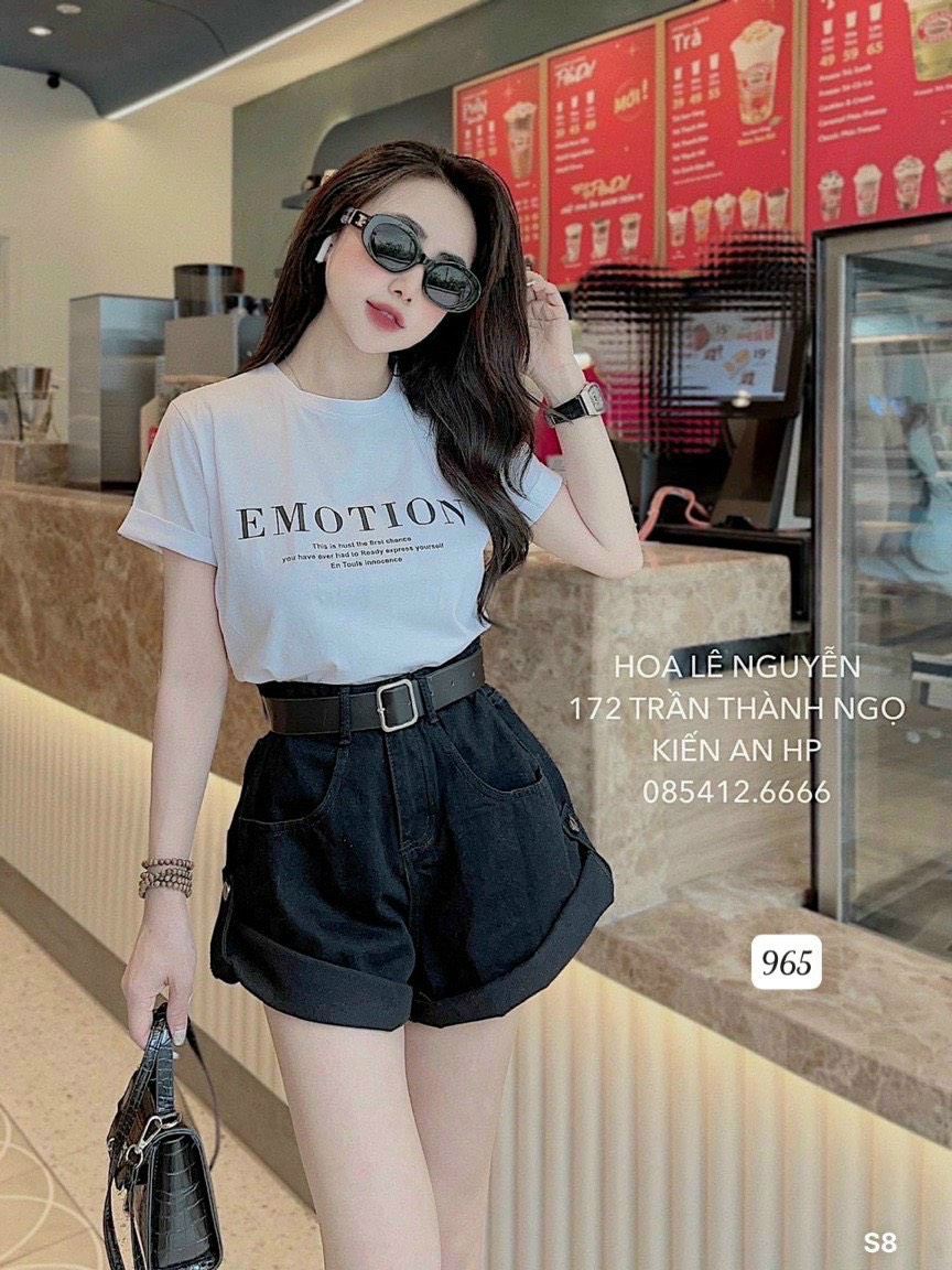 SHORT ĐEN LẬT LAI 4514