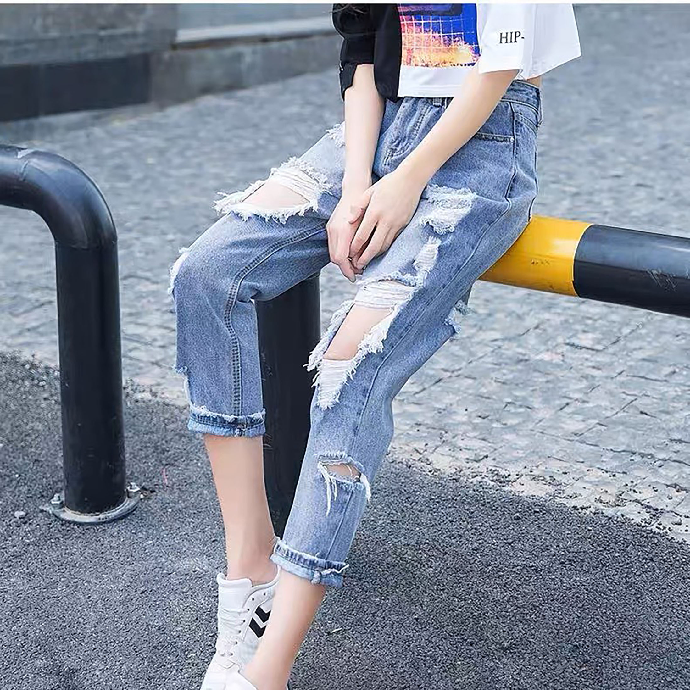 Quần baggy tơi tả 4518