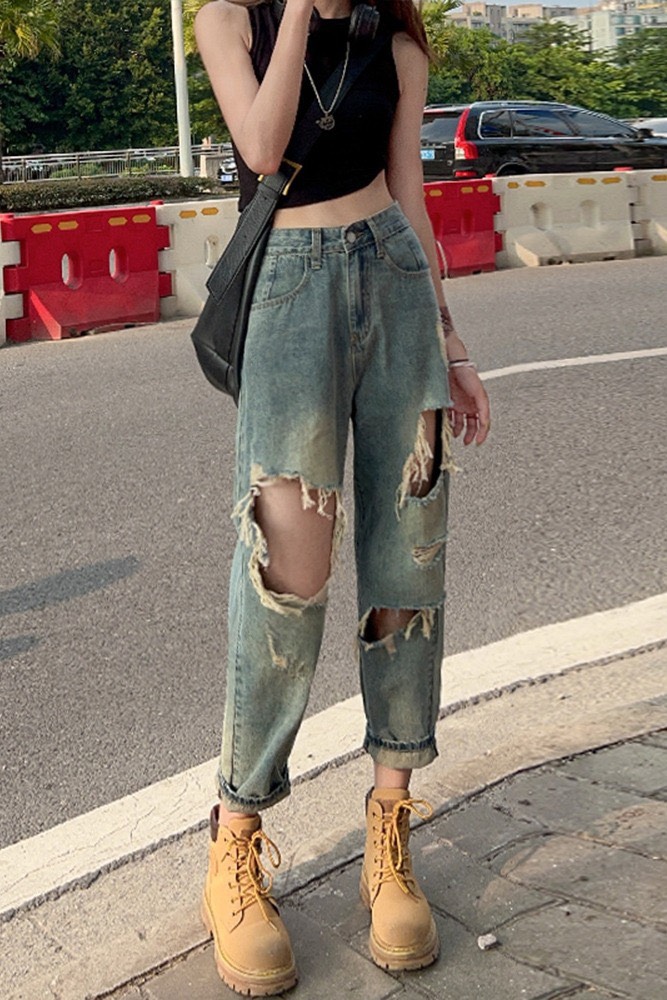 BAGGY RÁCH NHẠT BỤI 4539