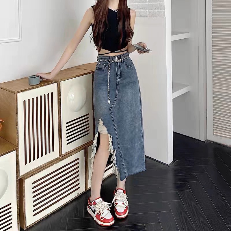 CHÂN VÁY DÀI RÁCH ĐẬM 0099